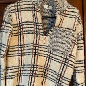 Super warm quarter zip sweater